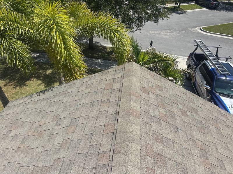 completed roofing project in Tampa FL