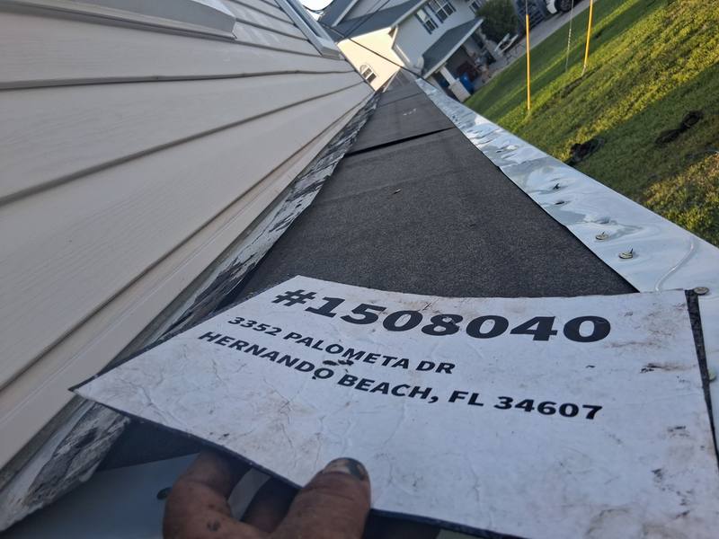 shingle roof replacement in Hernando Beach, Florida