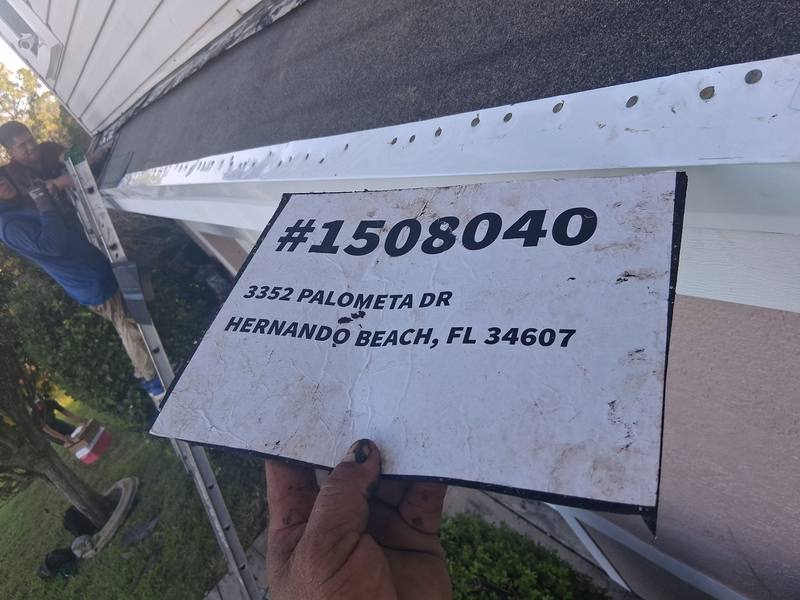 roofing project near Palometa Drive in Hernando Beach