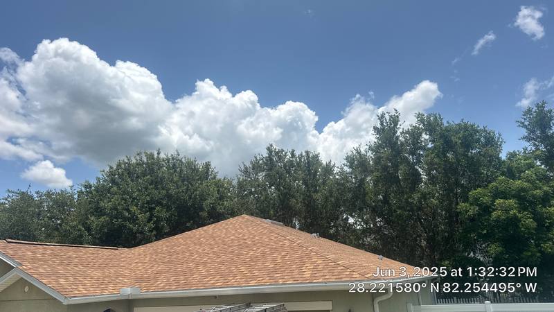 residential shingle roof replacement by Hloska Roofing in Wesley Chapel