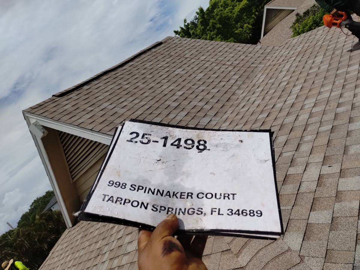 shingle roof replacement in Tarpon Springs, Florida