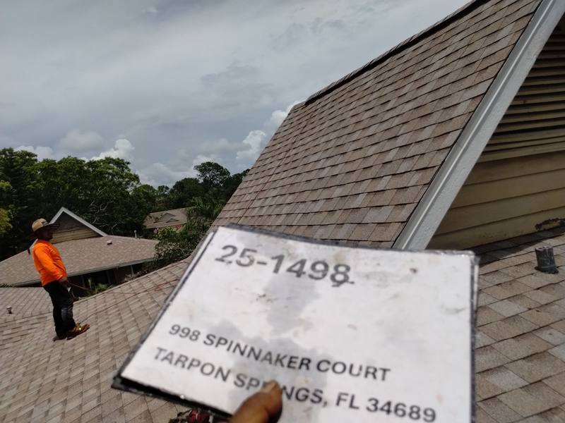 roofing project near Spinnaker Ct in Tarpon Springs