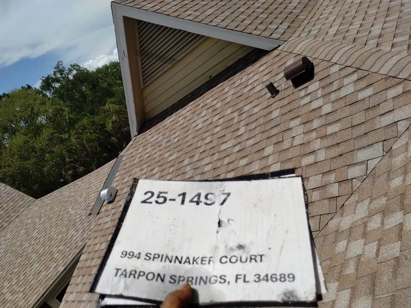 residential shingle roof replacement by Hloska Roofing in Tarpon Springs