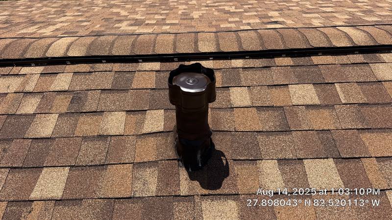 completed roofing project in Tampa FL