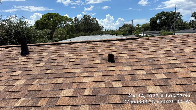 roofing project near S Cortez in Tampa