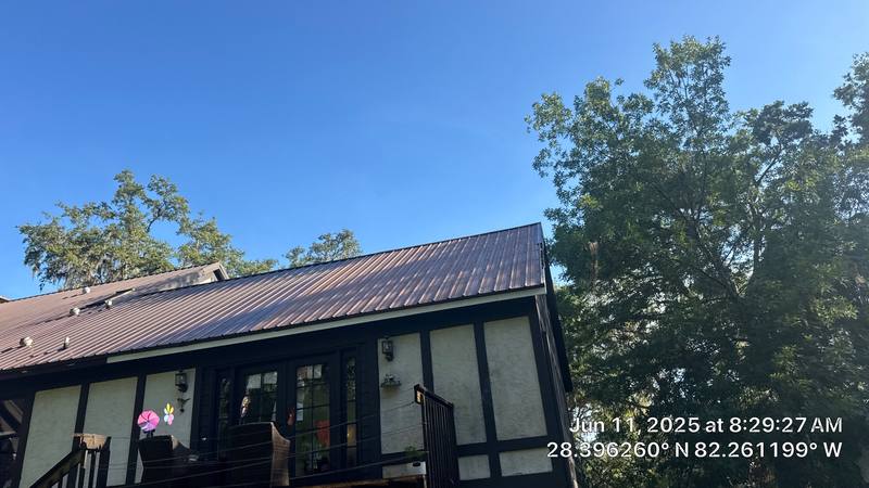 roofing project near Sickler Drive in Dade City