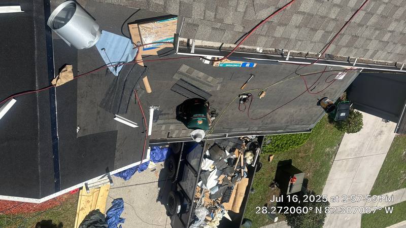 roofing project near Observatory Way in Tampa