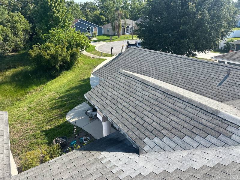 residential shingle roof replacement by Hloska Roofing in New Port Richey