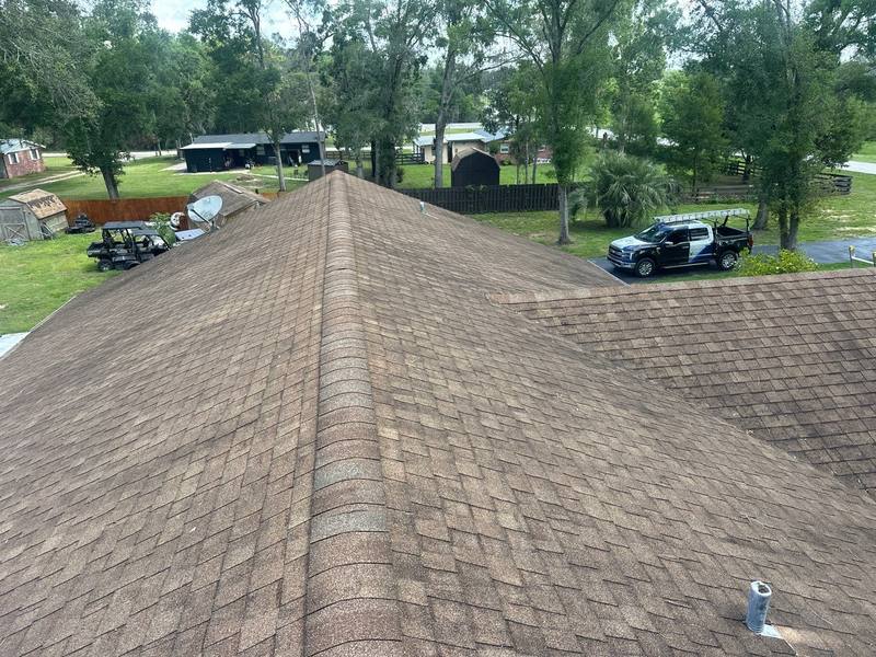 roofing project near Lockhart Road in Brooksville