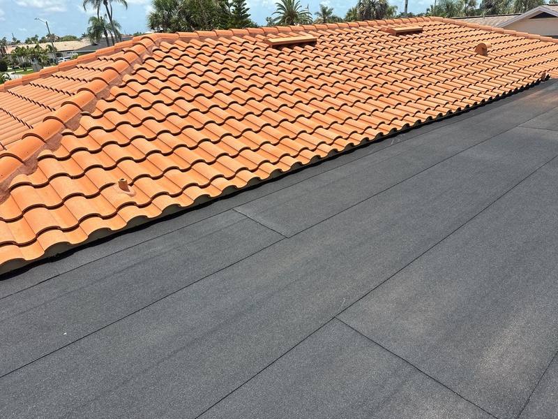 completed roofing project in New Port Richey FL