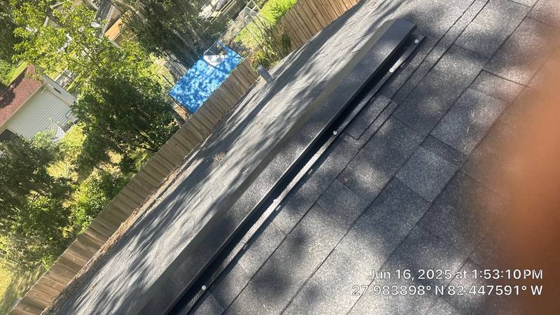 residential roof repair by Hloska Roofing in Tampa
