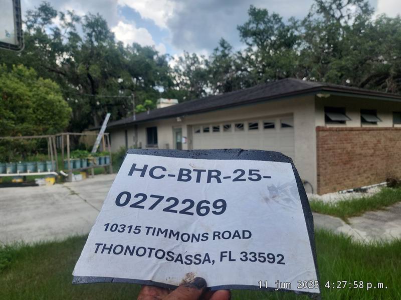 completed roofing project in Thonotosassa FL