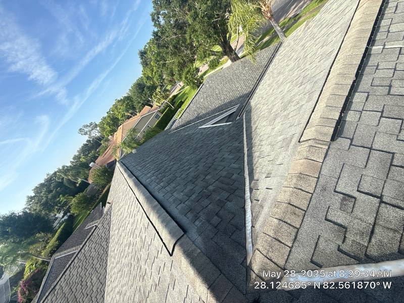 residential shingle roof replacement by Hloska Roofing in Odessa