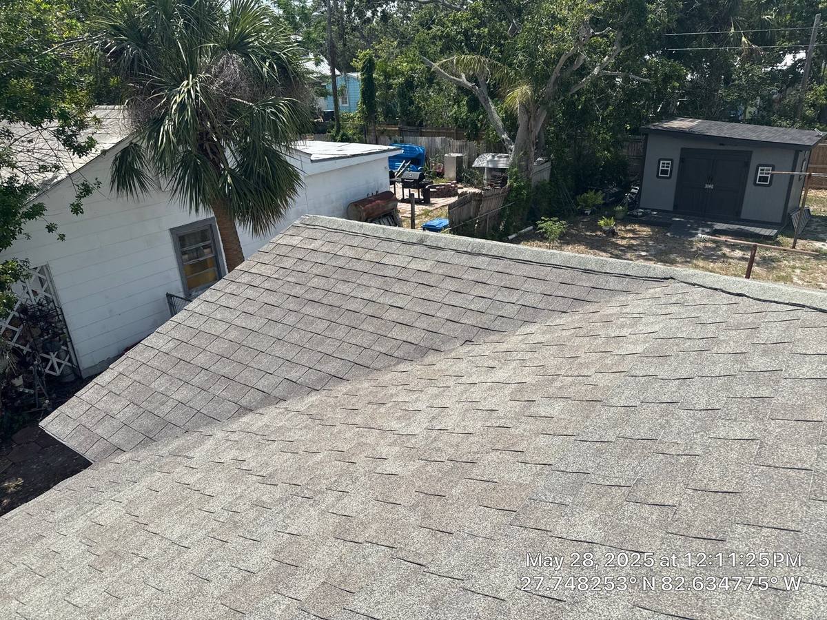 shingle roof replacement in St. Petersburg, Florida
