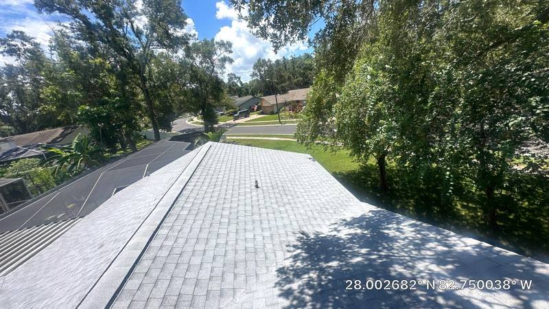 completed roofing project in Clearwater FL