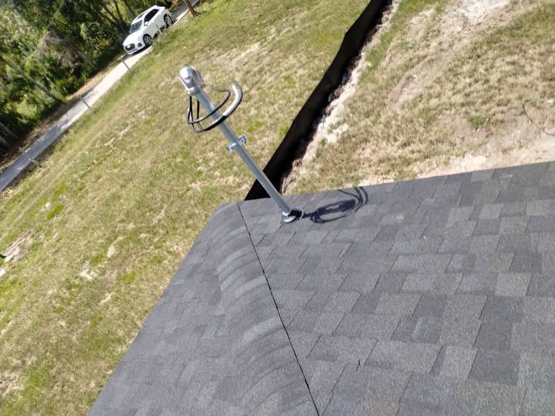completed roofing project in Lutz FL