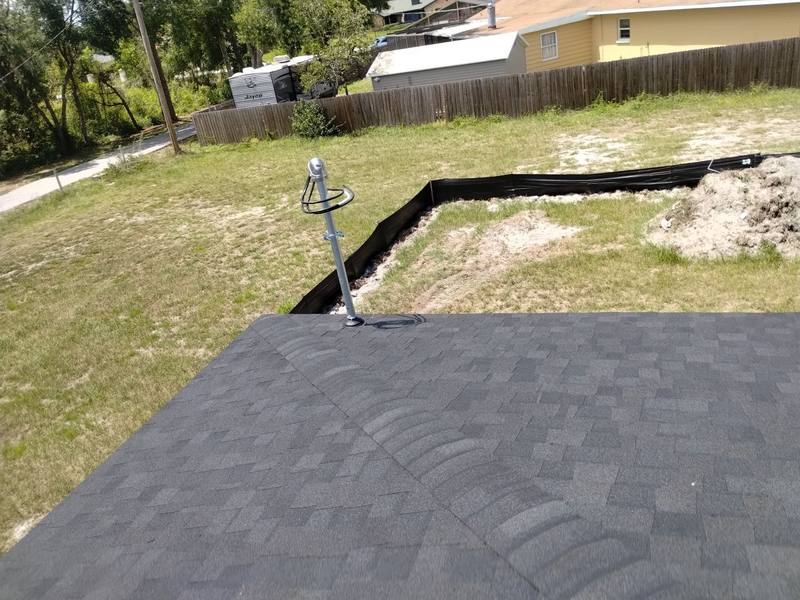roofing project near Lake Le Clare Rd in Lutz