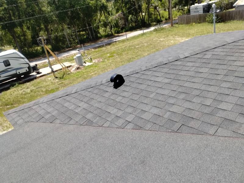 roofing project near Lake Le Clare Rd in Lutz