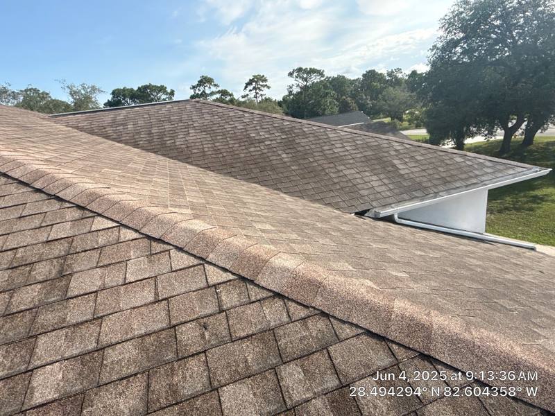 completed roofing project in Spring Hill FL