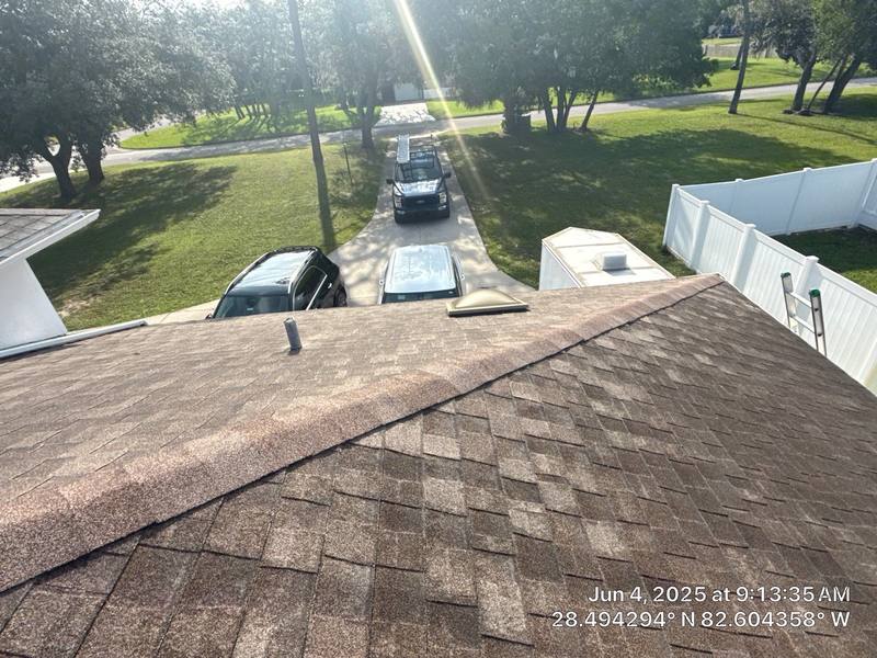 shingle roof replacement in Spring Hill, Florida