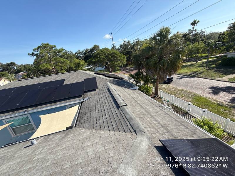 residential shingle roof replacement by Hloska Roofing in St. Petersburg