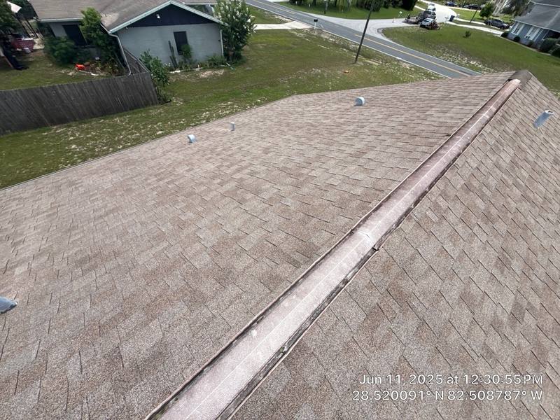 completed roofing project in Spring Hill FL