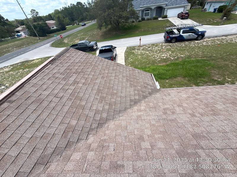 residential roof repair by Hloska Roofing in Spring Hill
