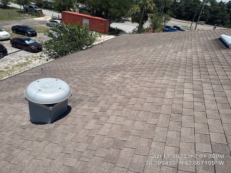 residential roof repair by Hloska Roofing in Trinity