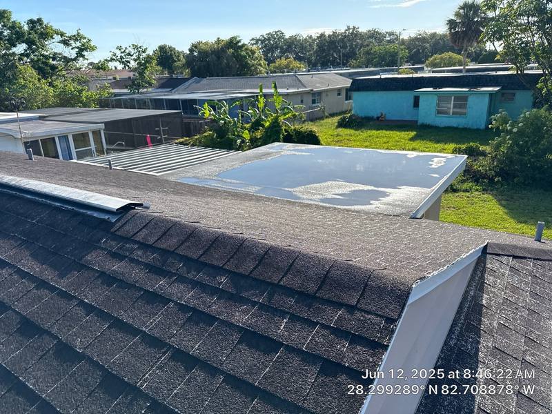 roofing project near Lamantin Drive in Port Richey