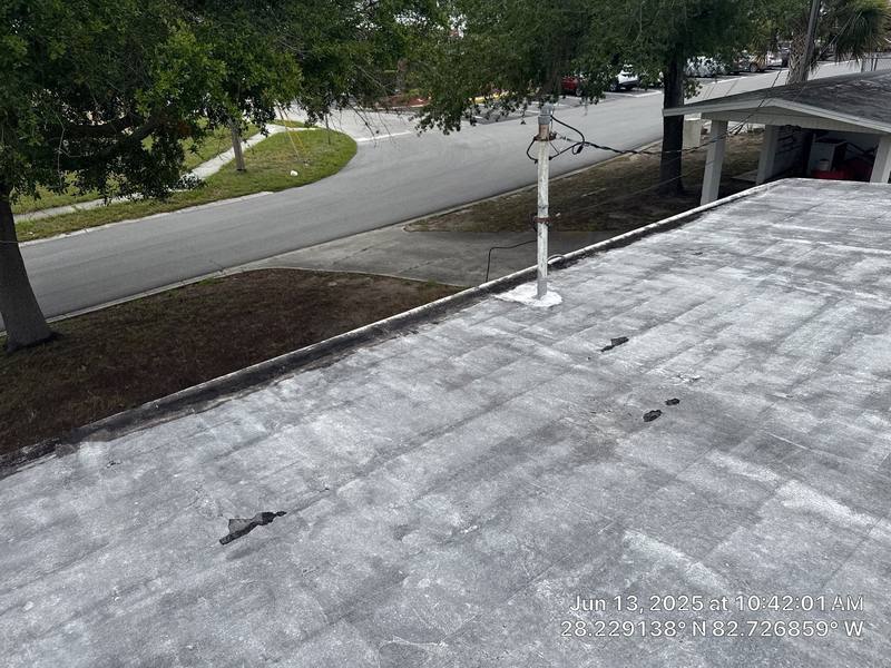 completed roofing project in New Port Richey FL