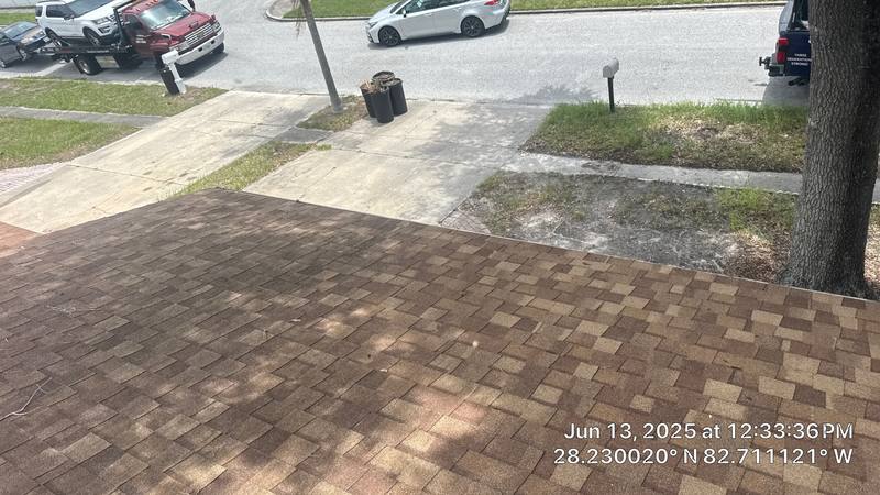 completed roofing project in New Port Richey FL