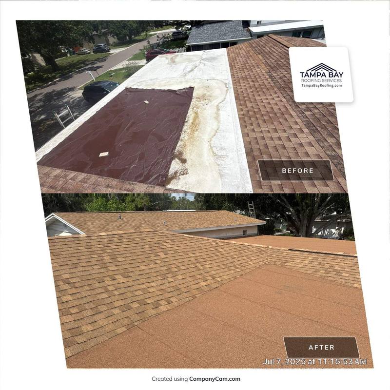 roofing project near S Gaines Rd in Tampa