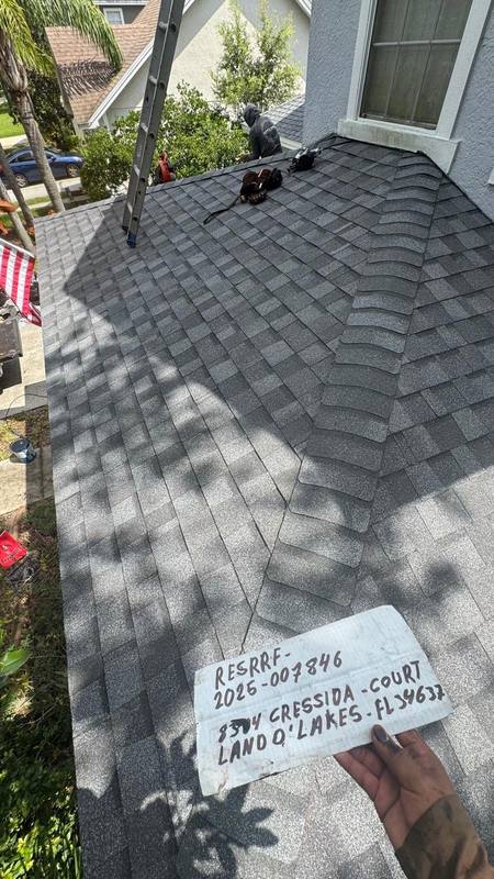 roofing project near Cressida Court in Land O Lakes