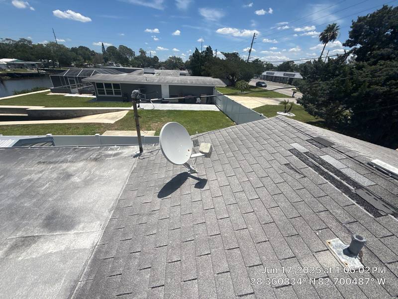 completed roofing project in Hudson FL