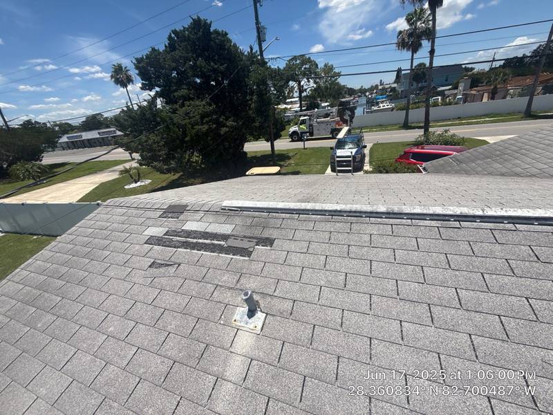 completed roofing project in Hudson FL