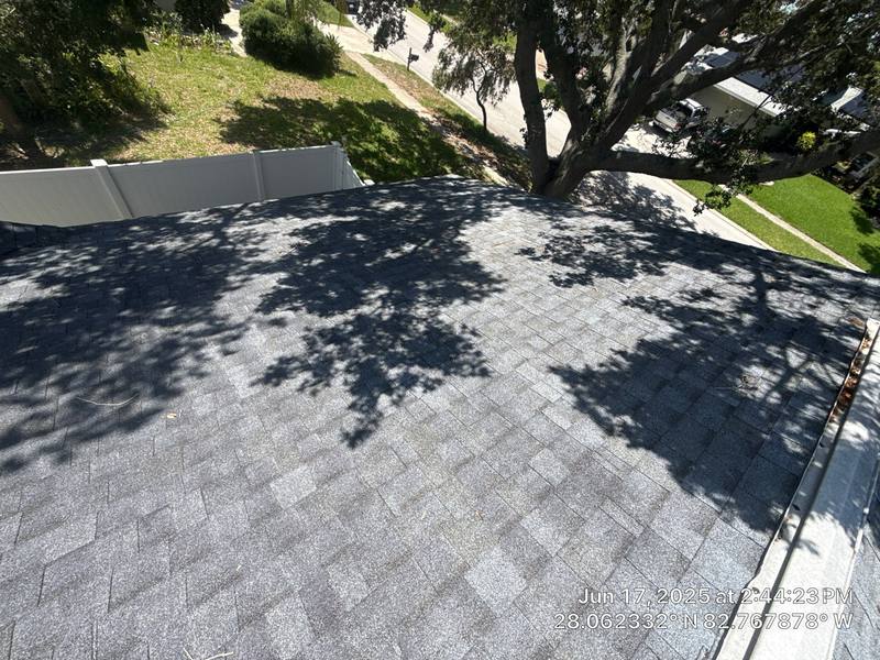 completed roofing project in Palm Harbor FL