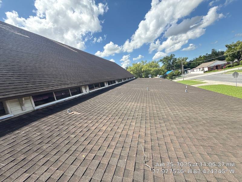 roofing project near E Lake Ave in Tampa