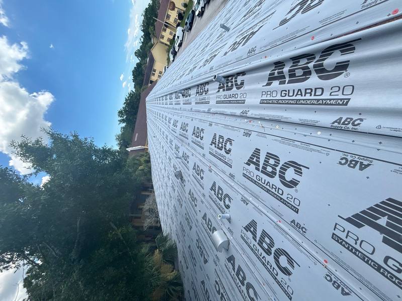 completed roofing project in Tampa FL