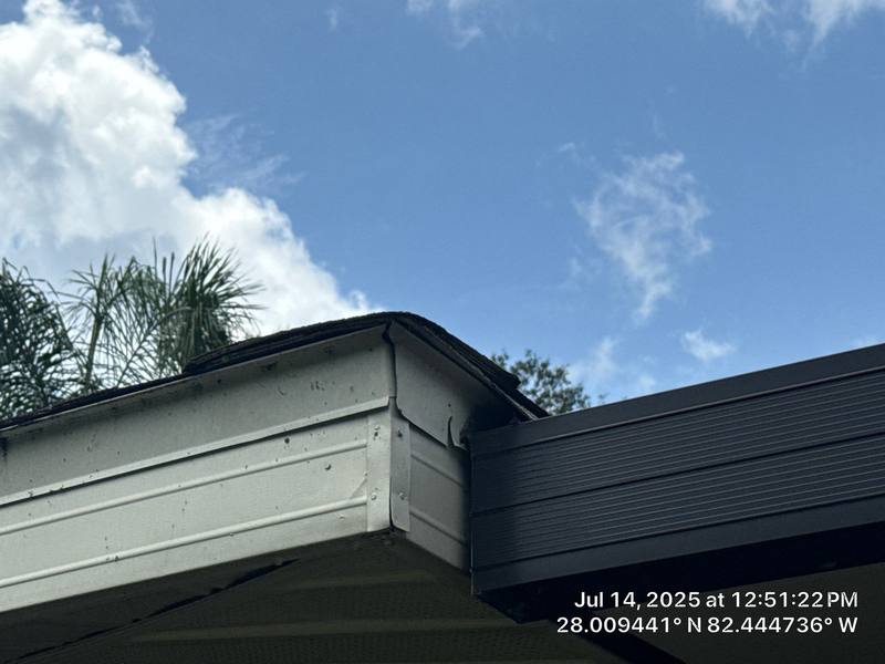completed roofing project in Tampa FL