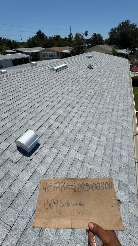 residential shingle roof replacement by Hloska Roofing in Hudson