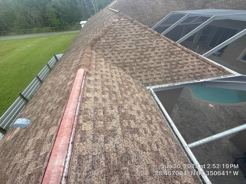 completed roofing project in Brooksville FL