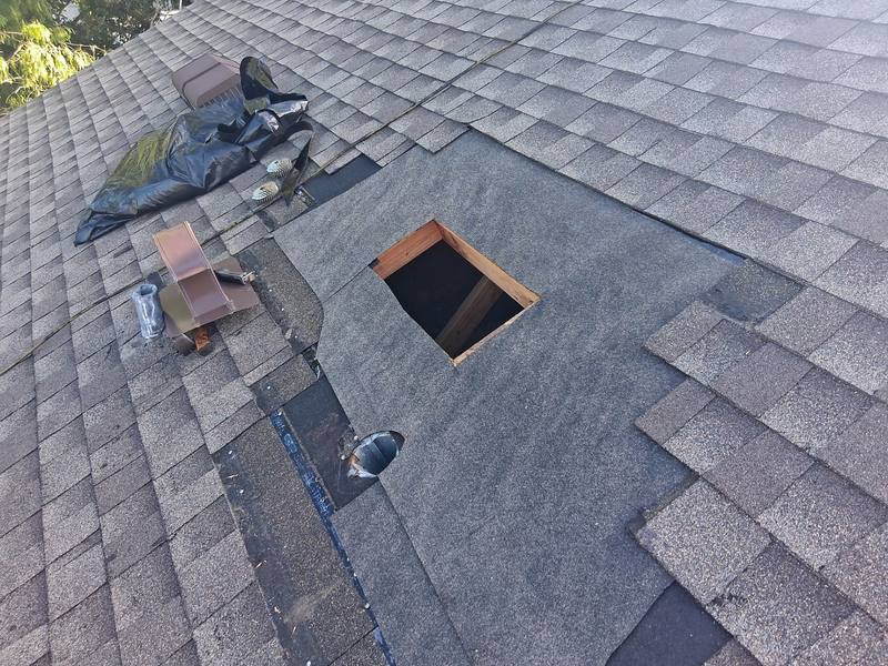 completed roofing project in Largo FL