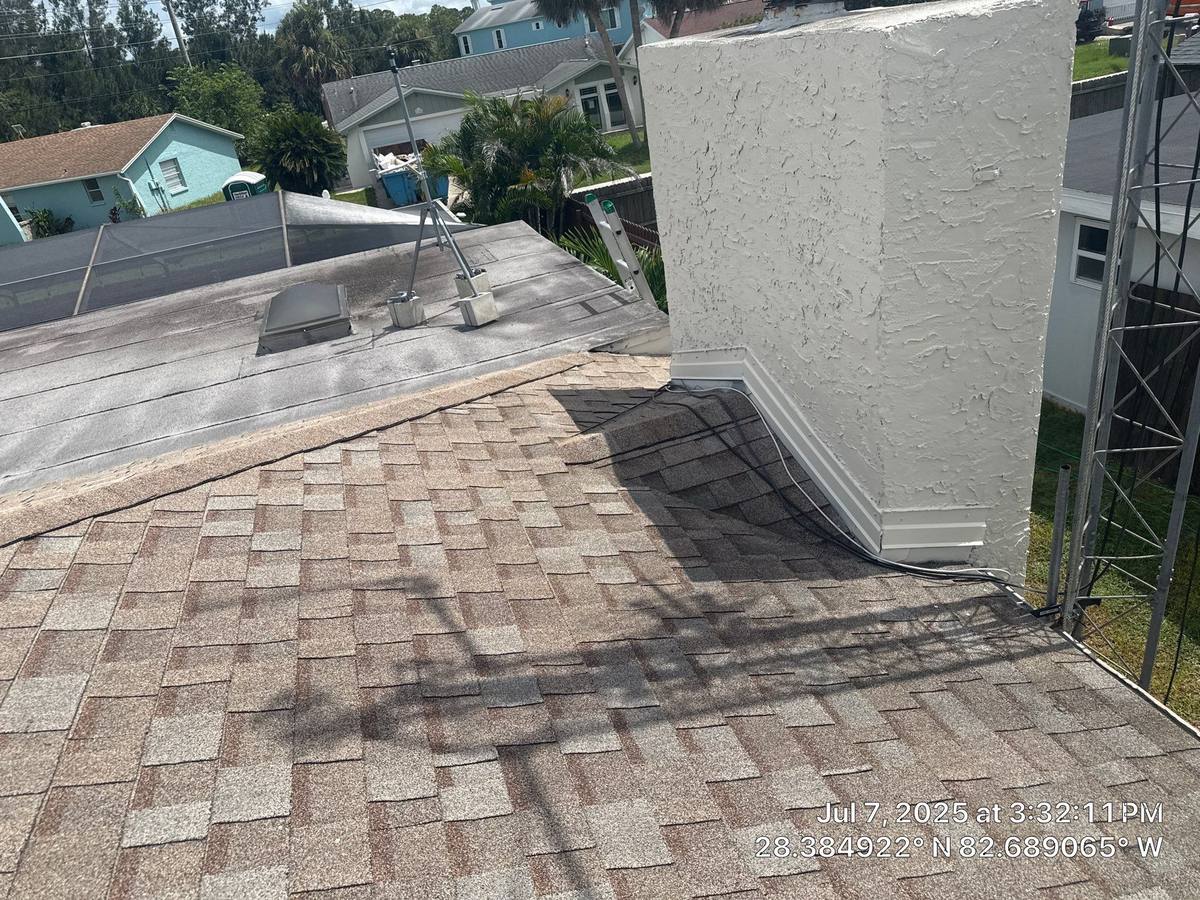 shingle roof replacement in Hudson, Florida