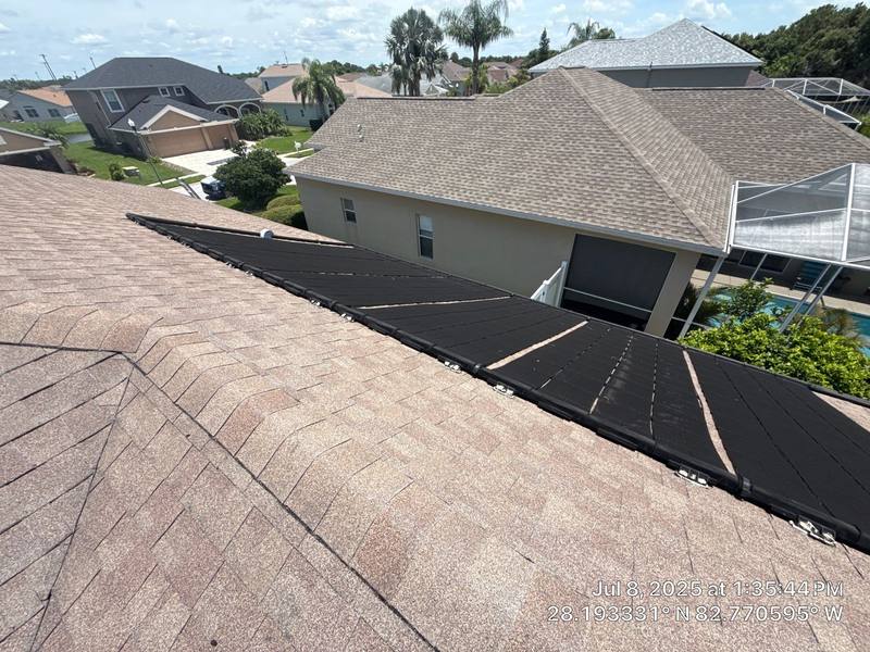 roofing project near Wood Pointe Dr in Holiday