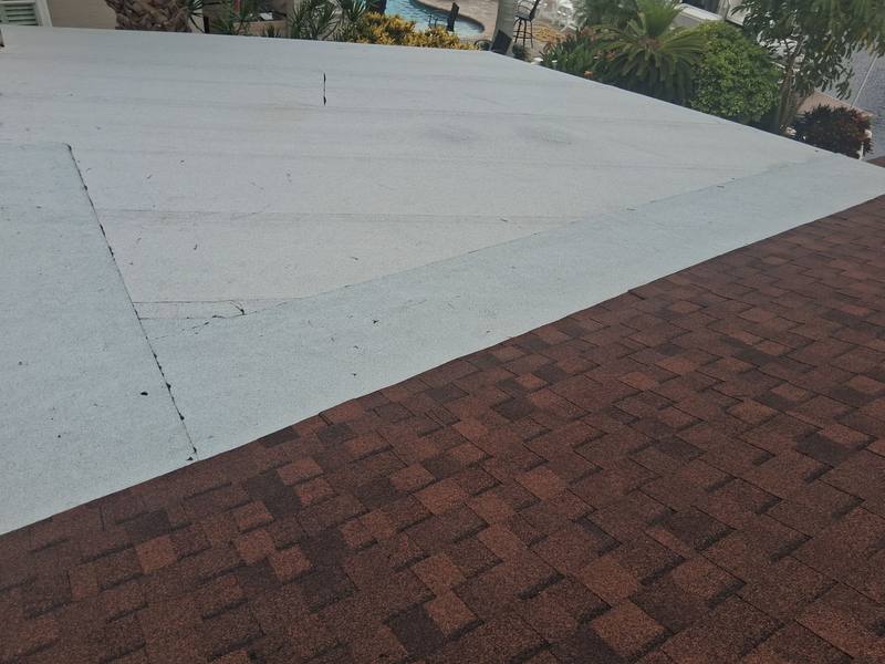 completed roofing project in New Port Richey FL