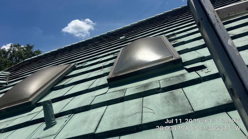 completed roofing project in Tampa FL