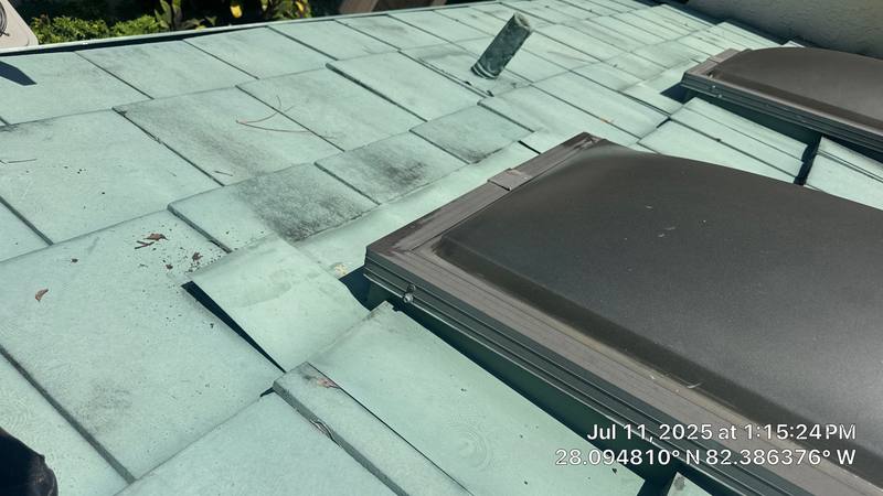 residential roof repair by Hloska Roofing in Tampa
