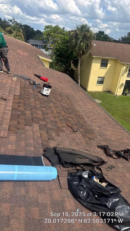 completed roofing project in Tampa FL