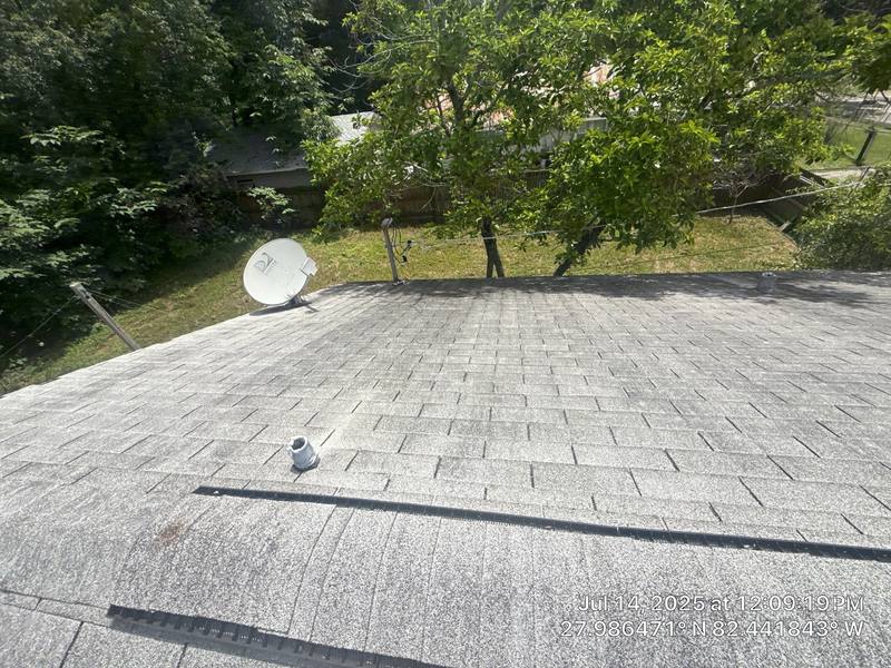 completed roofing project in Tampa FL