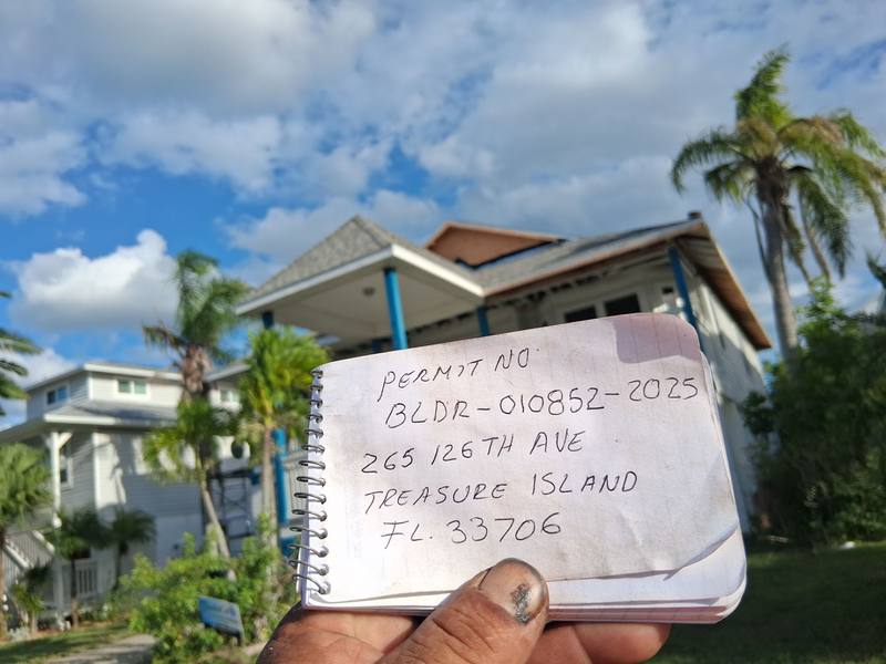 completed roofing project in Treasure Island FL